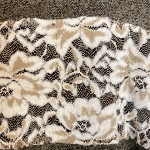 Women’s RYU Fringe&Lace Western Momma,Knit Top,inTaupe Brown ,Irish Cream - Picture 7 of 14